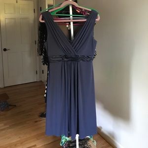 Navy bridesmaid/wedding guest dress