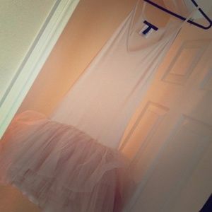 BCBG Nude Tutu dress
