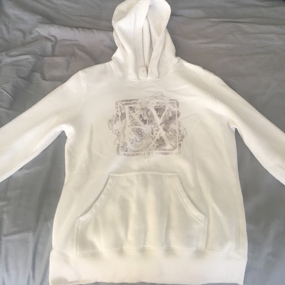 Cream RVCA Hoodie