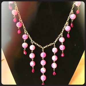 Handmade pink necklace Handmade pink necklace