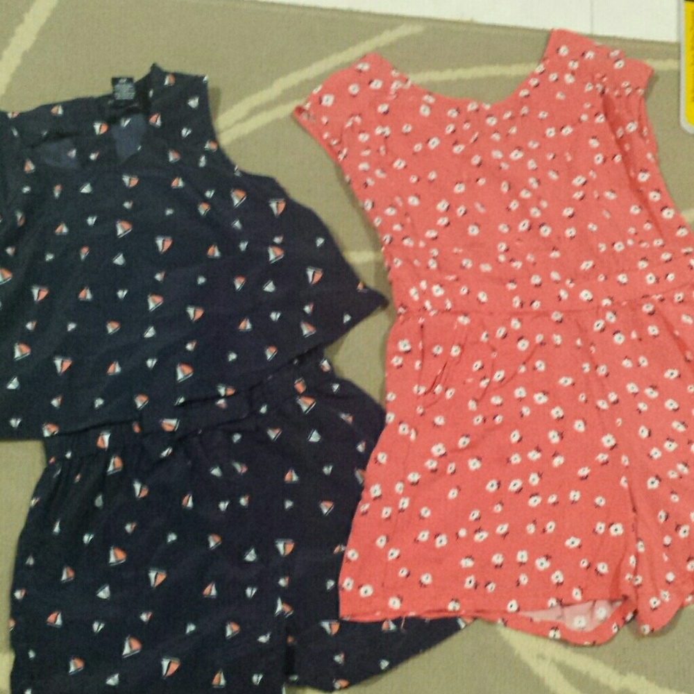 Bundle. Two rompers for girls