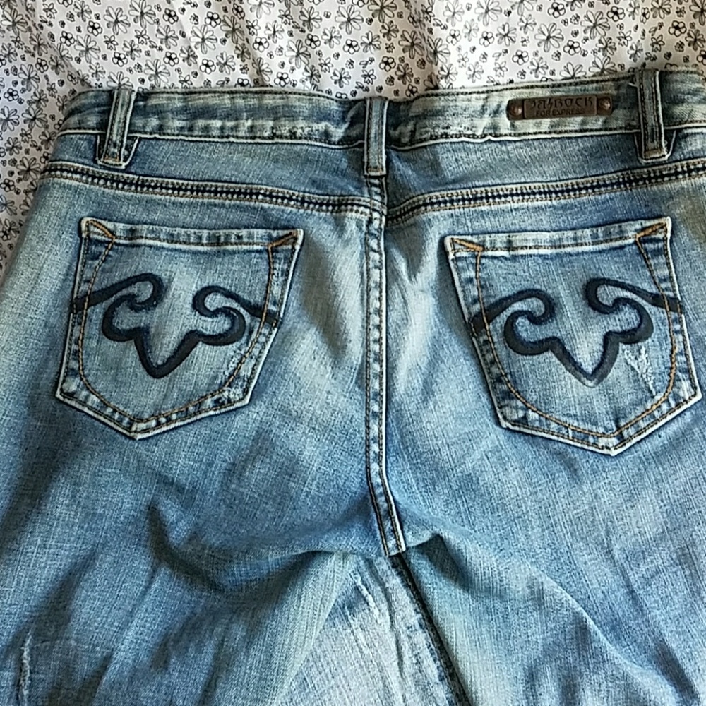 RI Rockford Express jeans distressed bootcut