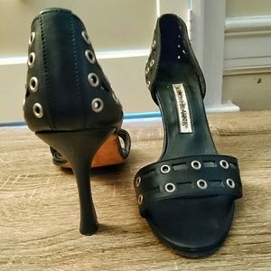 Size 7 grommet d'orsay Manolo Blahniks Size 7 grommet d'orsay Manolo Blahniks