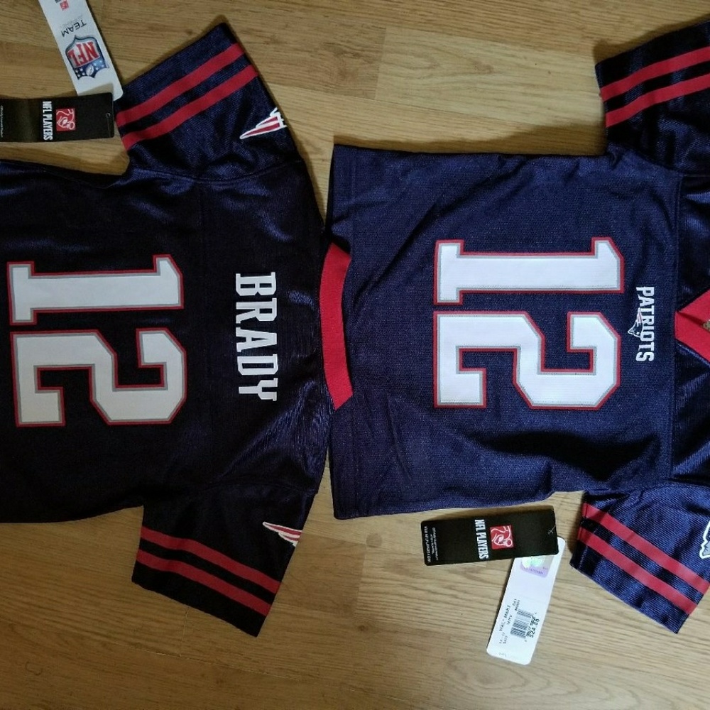 Brand new with tags Patriots Tom Brady jerseys!