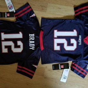 Brand new with tags Patriots Tom Brady jerseys!