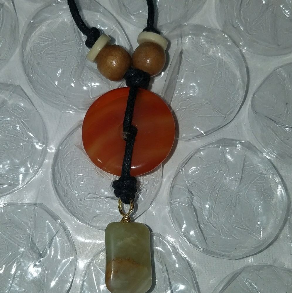 Handmade stone necklace