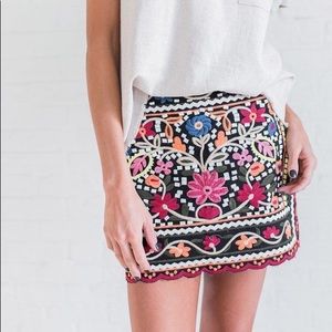 Embroidered Skirt