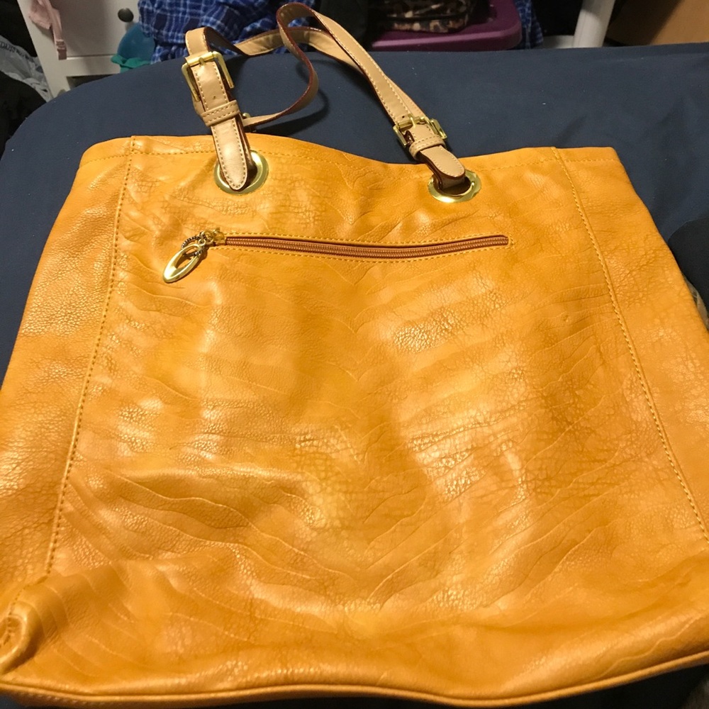Mustard yellow purse