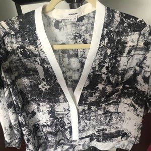 Helmut Lang cropped blouse
