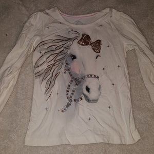 White Long Sleeve tee