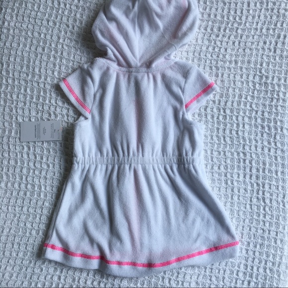 Carter's Hooded Terry Cover-Up New - Picture 7 of 7
