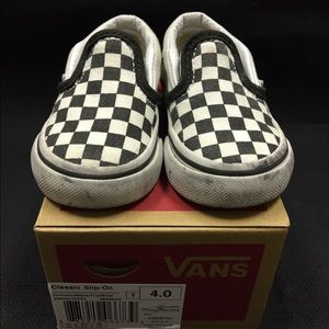 Classic checkerboard Vans