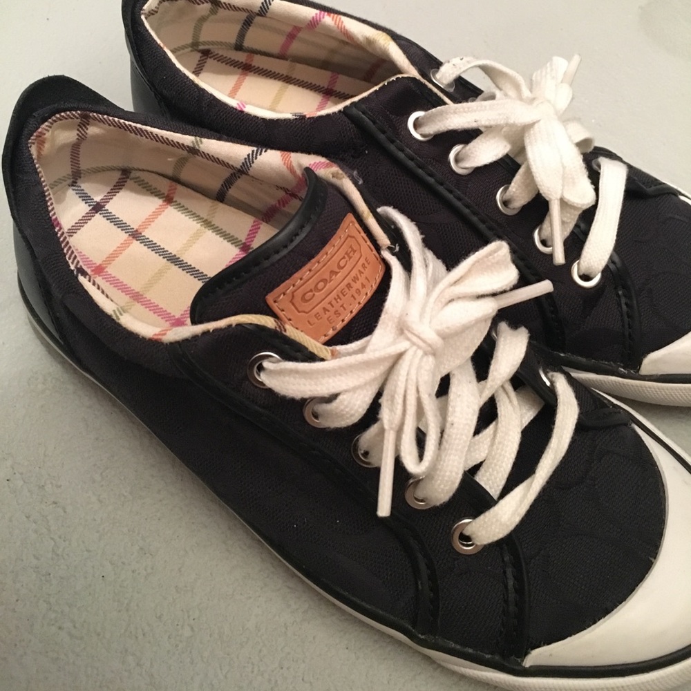Black Barrett Coach Sneakers