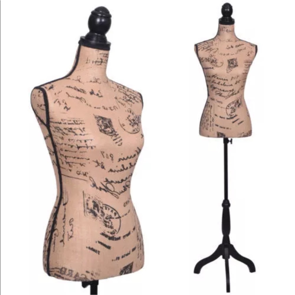 Brand new in box Female foam mannequin with stand.