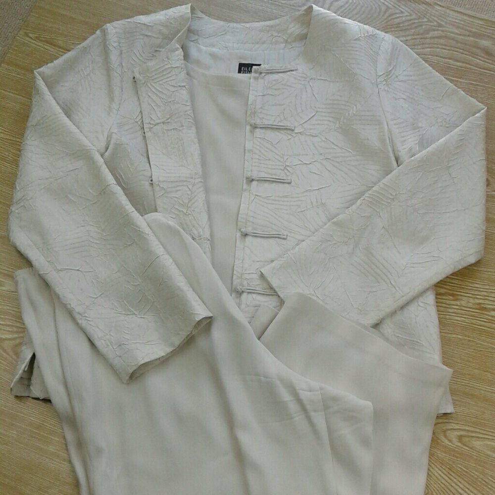 Eileen fisher 3 pieces silk. Size large