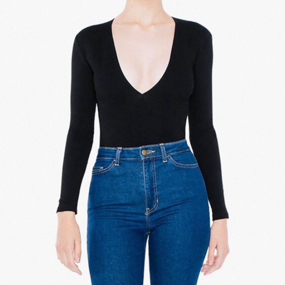 American Apparel Black Venture Top - S