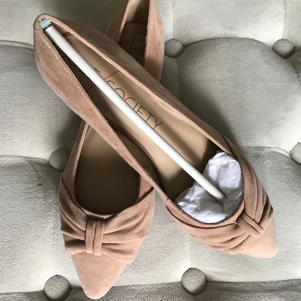 Sole Society ballerina pink flats Sz 7.5