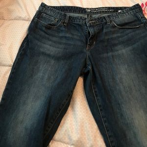 Gap boyfriend jeans.