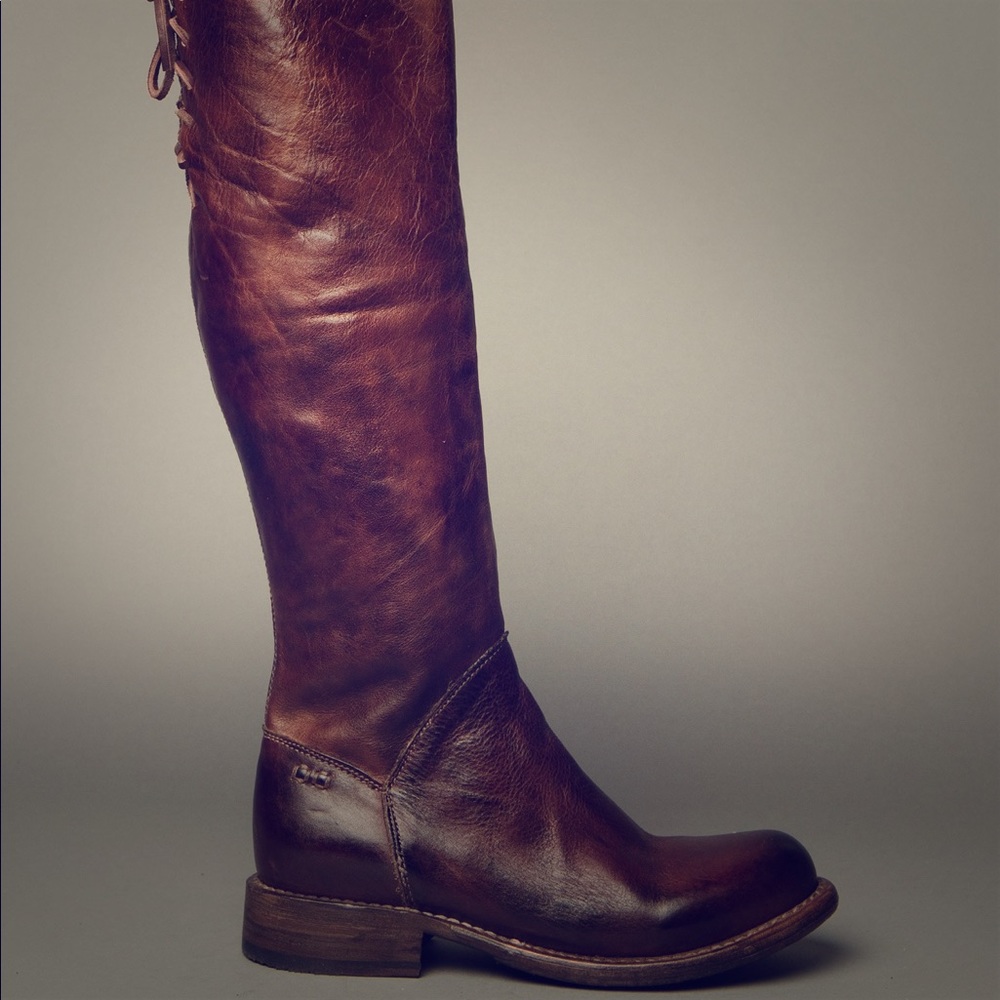 Bed Stu Manchester II brown leather riding boots