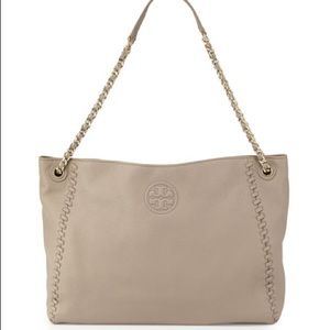 Tory Burch Marion Chain-Strap Slouchy Tote Bag Tory Burch Marion Chain-Strap Slouchy Tote Bag