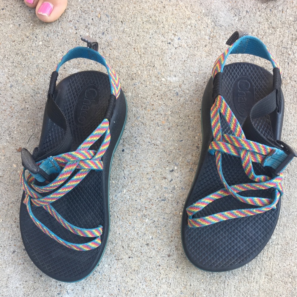 Girls Rainbow Chacos