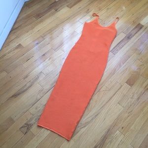 Dresses - NAKED WARDROBE TANGERINE NET MAXI DRESS SIZE MED Dresses - NAKED WARDROBE TANGERINE NET MAXI DRESS SIZE MED