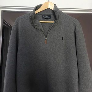 Men's Ralph Lauren quarter zip pullover 1/4 sz L