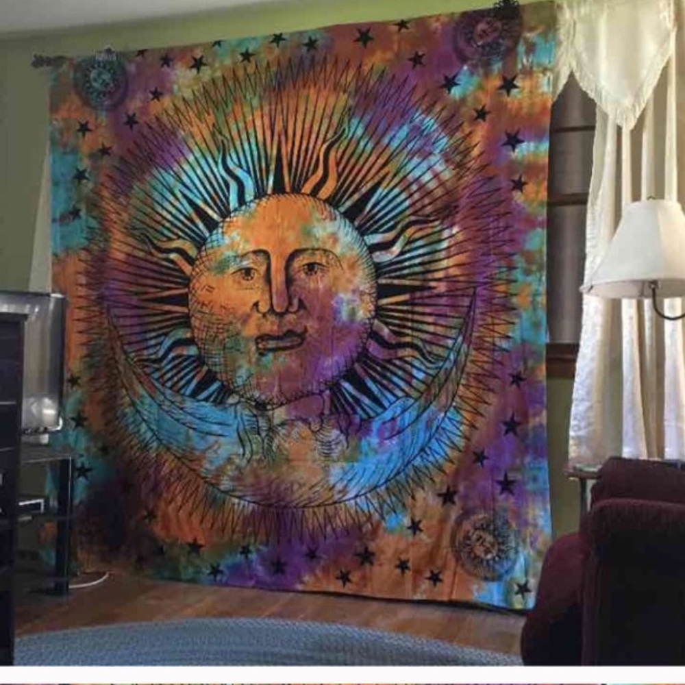 Indian sun hippie tapestry