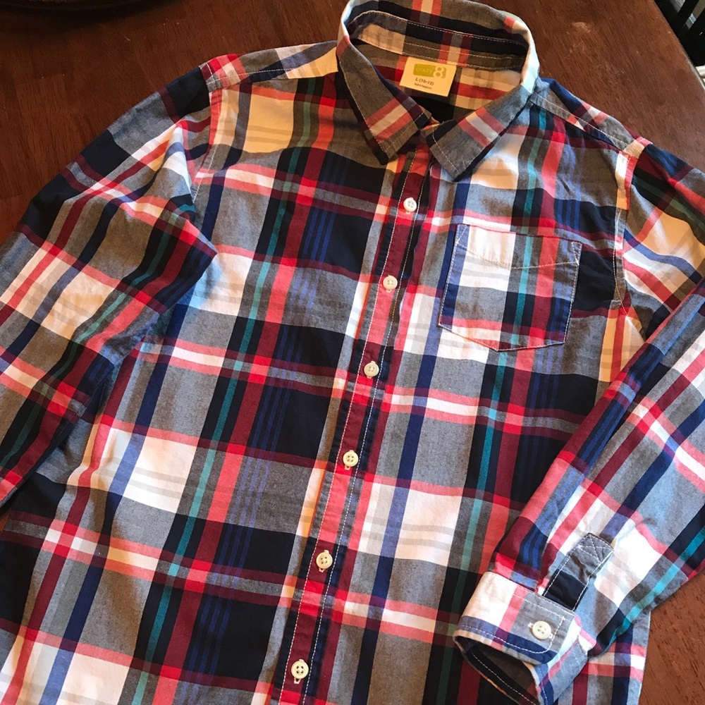 Boys Crazy Eight button down