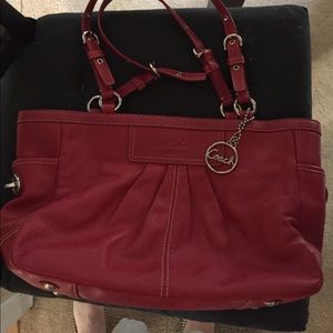 Love this vintage coach? Red and fabulous for fall