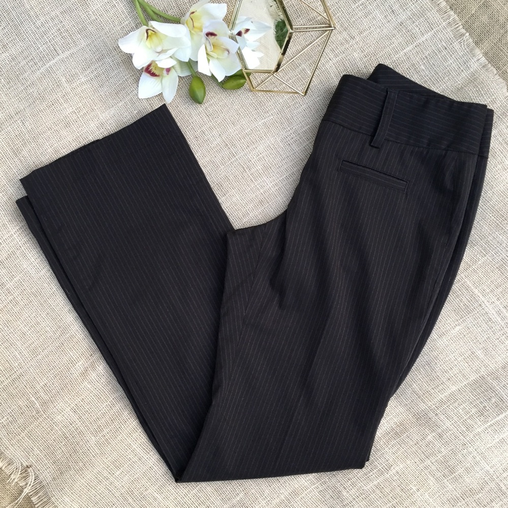CAbi Pant Work It Trouser Cotton Stretch Pinstripe