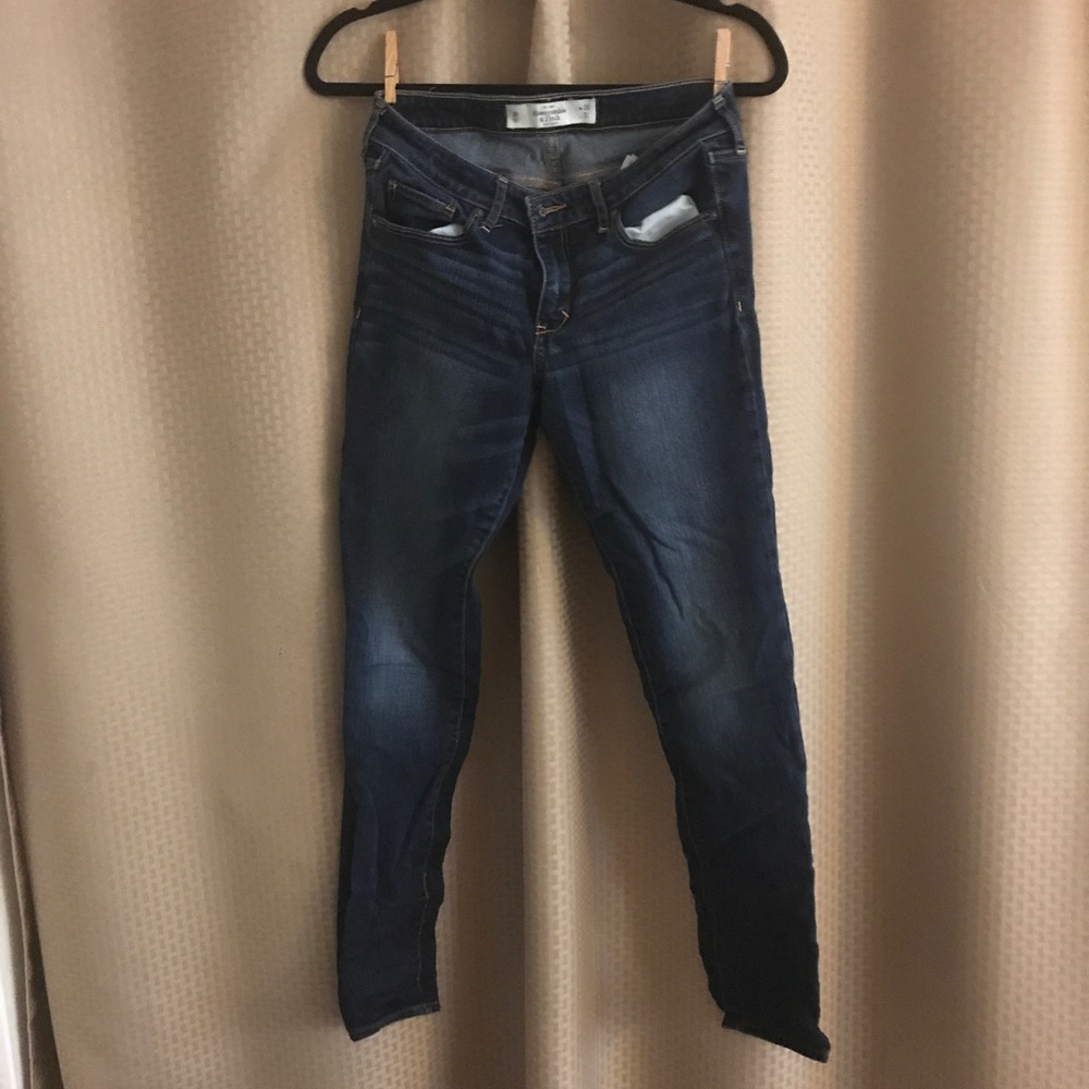 Abercrombie and Fitch boot cur jeans