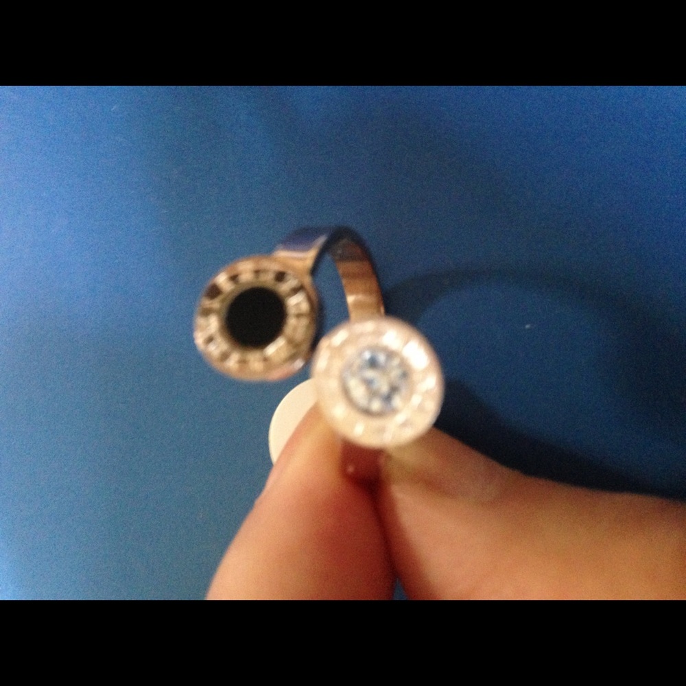 Pink Rose Gold ring  Stainless Steel Jewelry 8