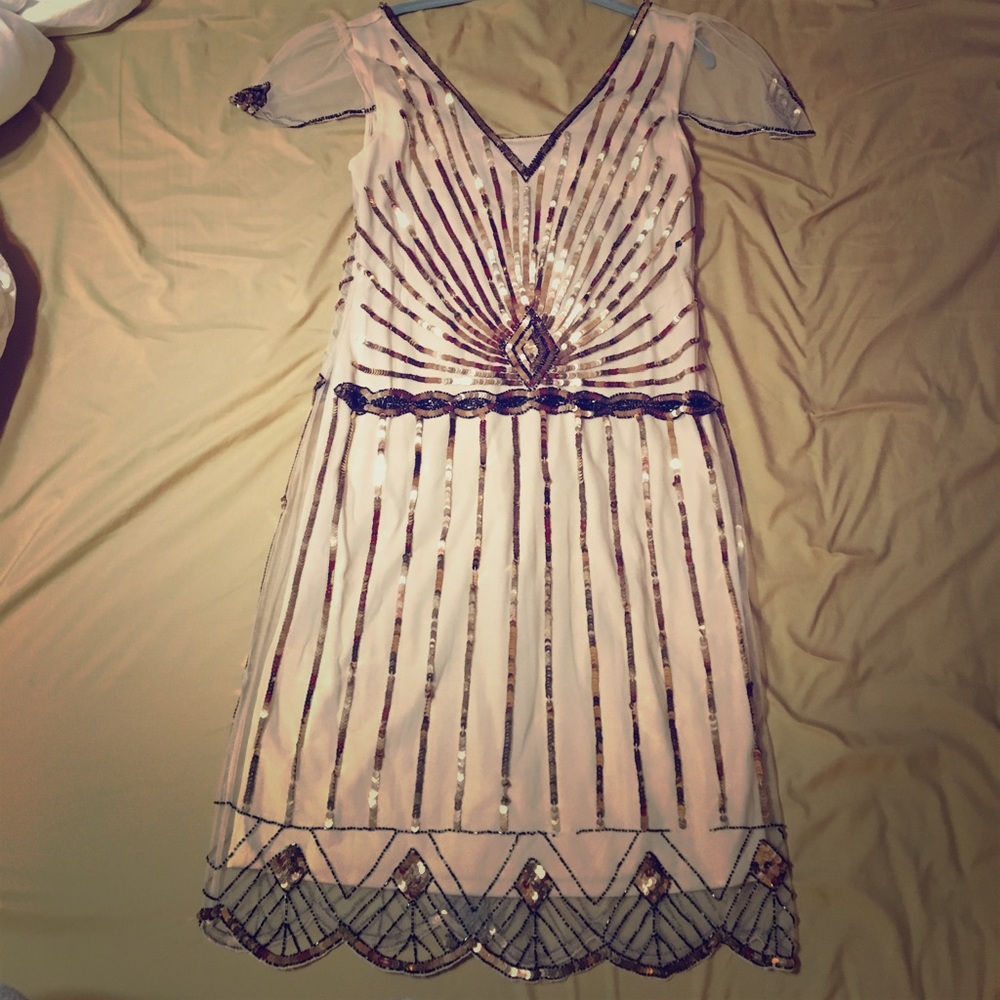 A handmade Gatsby Lady original. Cocktail dress