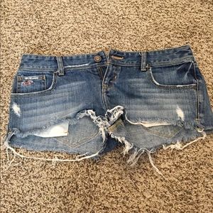 Hollister distressed Jean shorts - 7