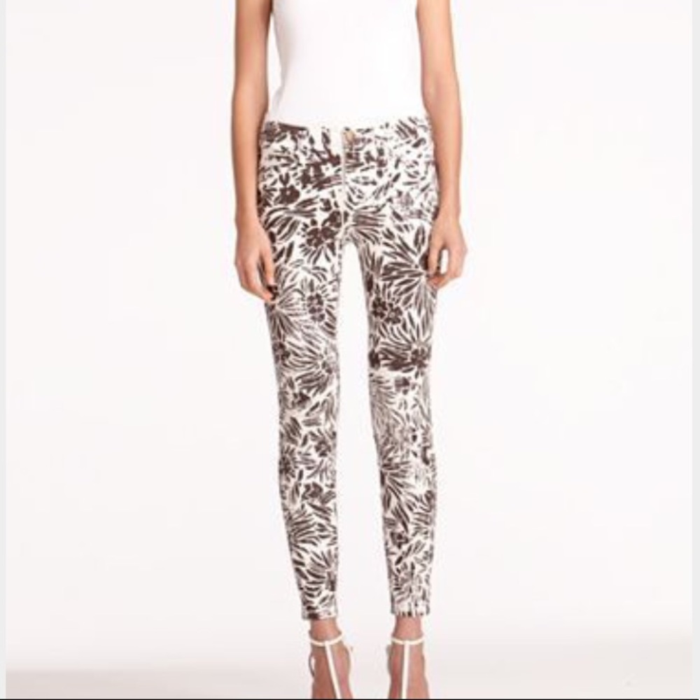 Current/Elliot Classic Skinny Jeans in Chocolate