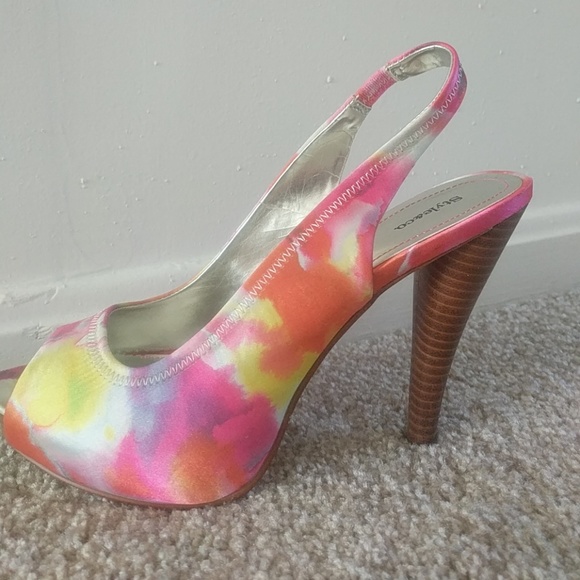 Style&Co vibrant multicolored heels - Picture 2 of 3