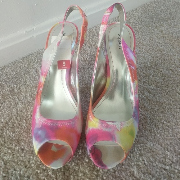 Style&Co vibrant multicolored heels - Picture 3 of 3