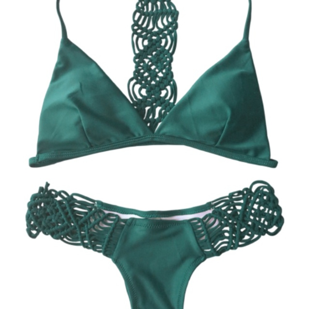 Zaful Strappy Bikini Set