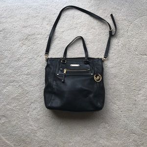 Lightly used medium black slouchy purse