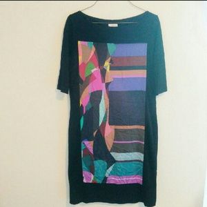 Black Geometric Suzi Chin Dress Black Geometric Suzi Chin Dress