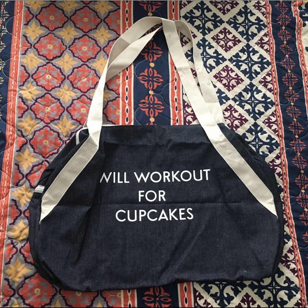 Private Party Denim Gym Bag