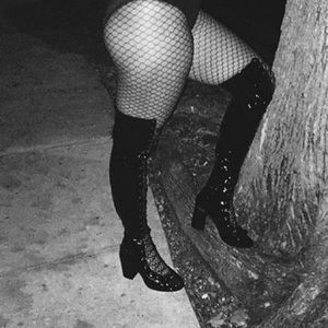 Thigh High leather boots