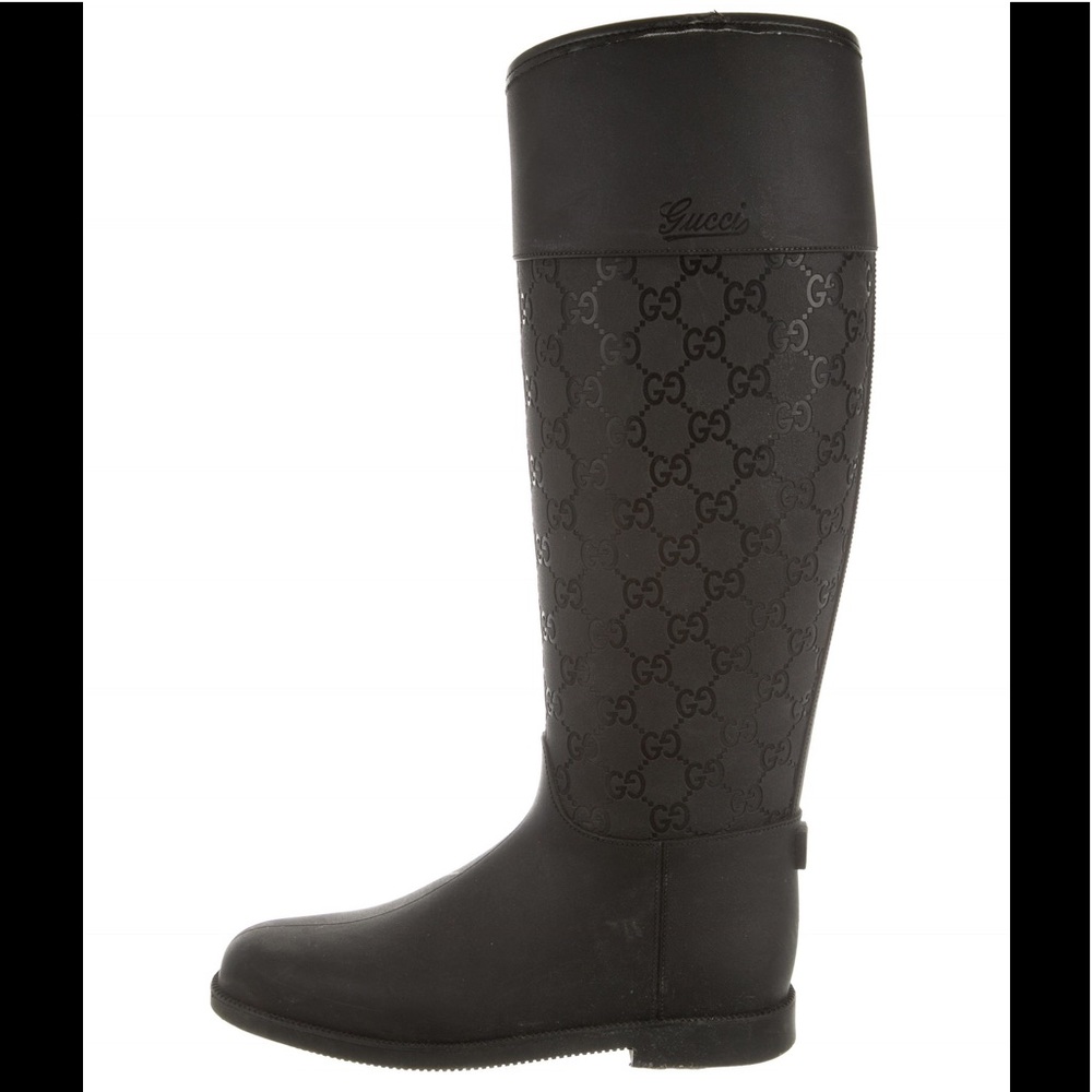 Authentic Gucci Guccissima Rain Snow boots