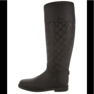 Authentic Gucci Guccissima Rain Snow boots