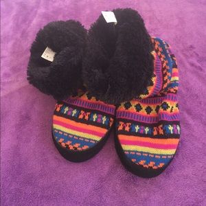Muk Luks slippers with sole