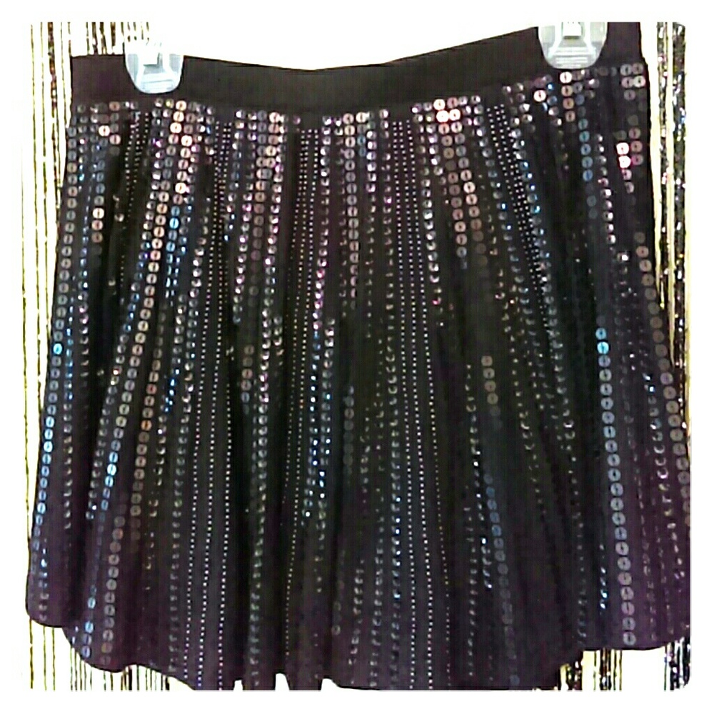 Black Mini-Skort by Express