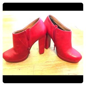 Red booties!