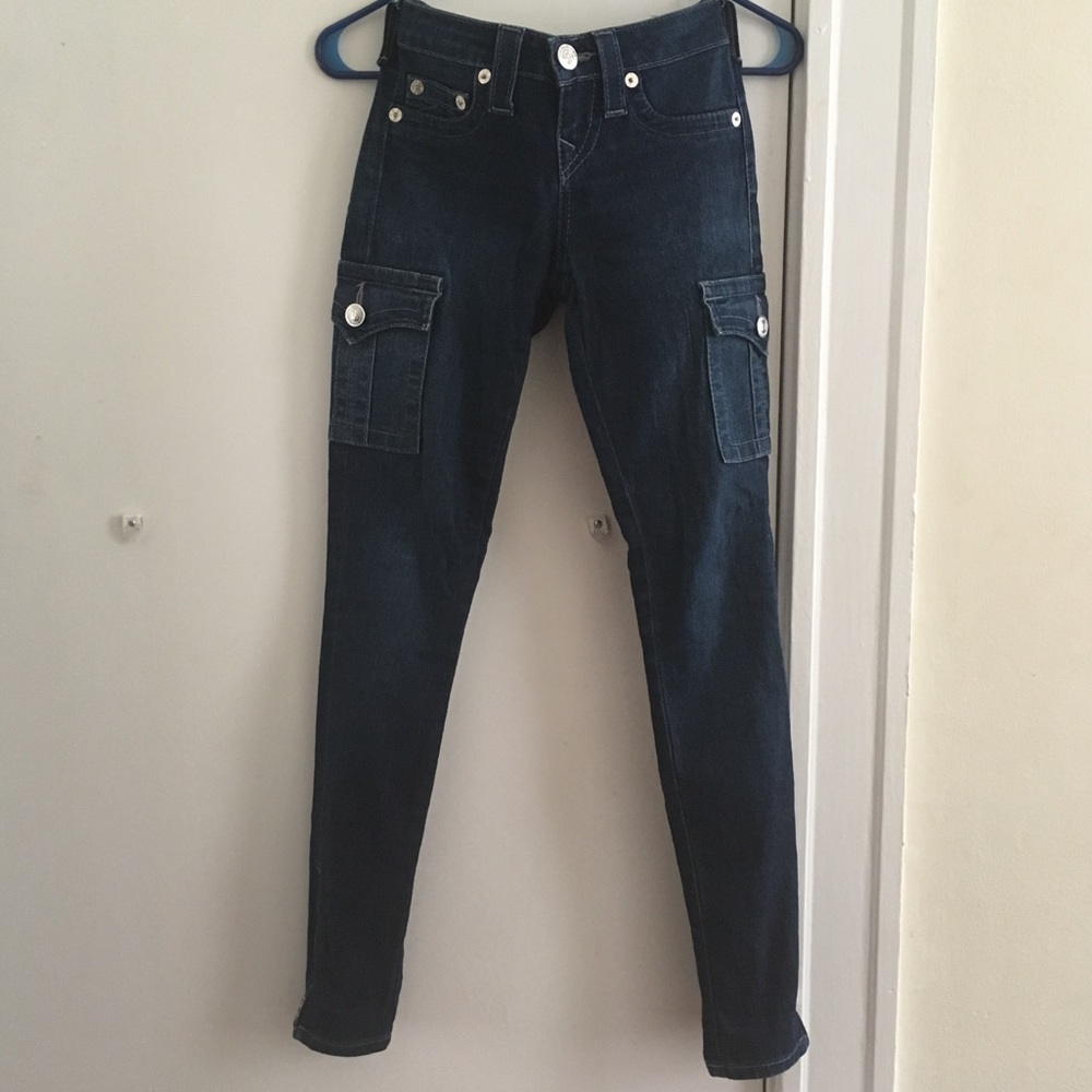 True Religion Woman Skinny Cargo Legging