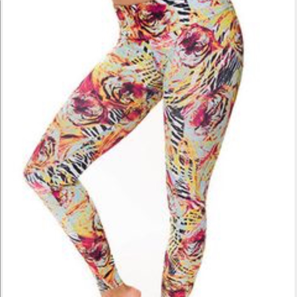 Onzie Bengal Tiger Full Leggings Yoga NWT